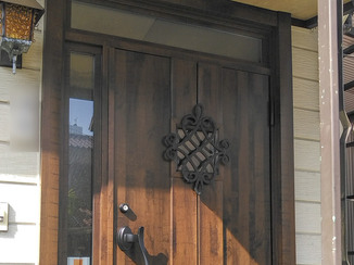 エクステリアリフォーム お家を快適に保つ断熱仕様の玄関ドア