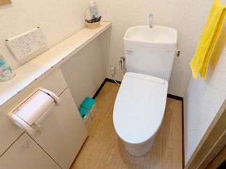 トイレリフォーム お掃除しやすく清潔を保ちやすいトイレ